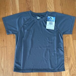 6/$20 KANU  SURF Rash-guard Charcoal Short sleeve XS Size 6 NWT